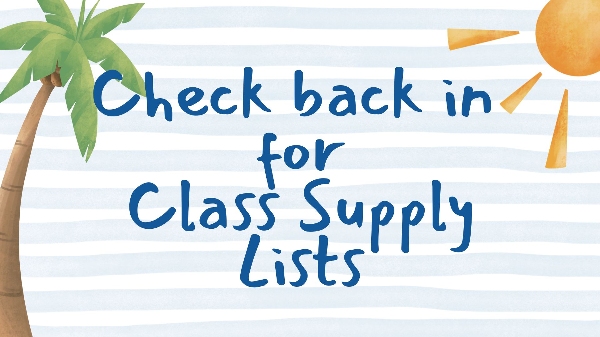 Class Lists - 