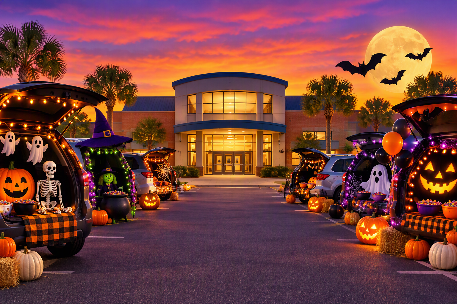 Trunk or Treat at Crews Lake Middle - 